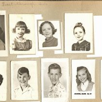 Class of 1963, grade school photos